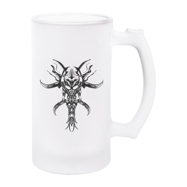 Korbel na pivo - matné sklo s potiskem Korbel Pivo - Temná maska