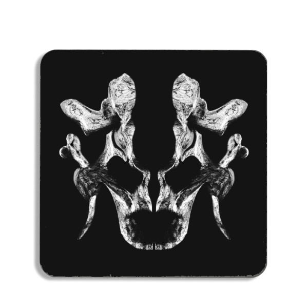 Podtácek  s potiskem Podtácek_Kostěná Maska_