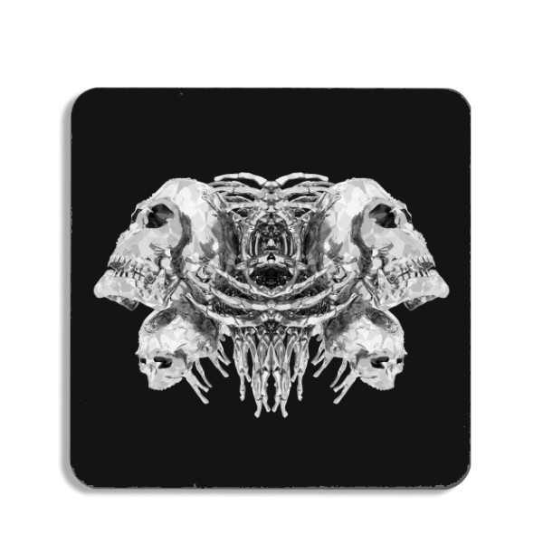 Podtácek  s potiskem Podtácek_Skulls